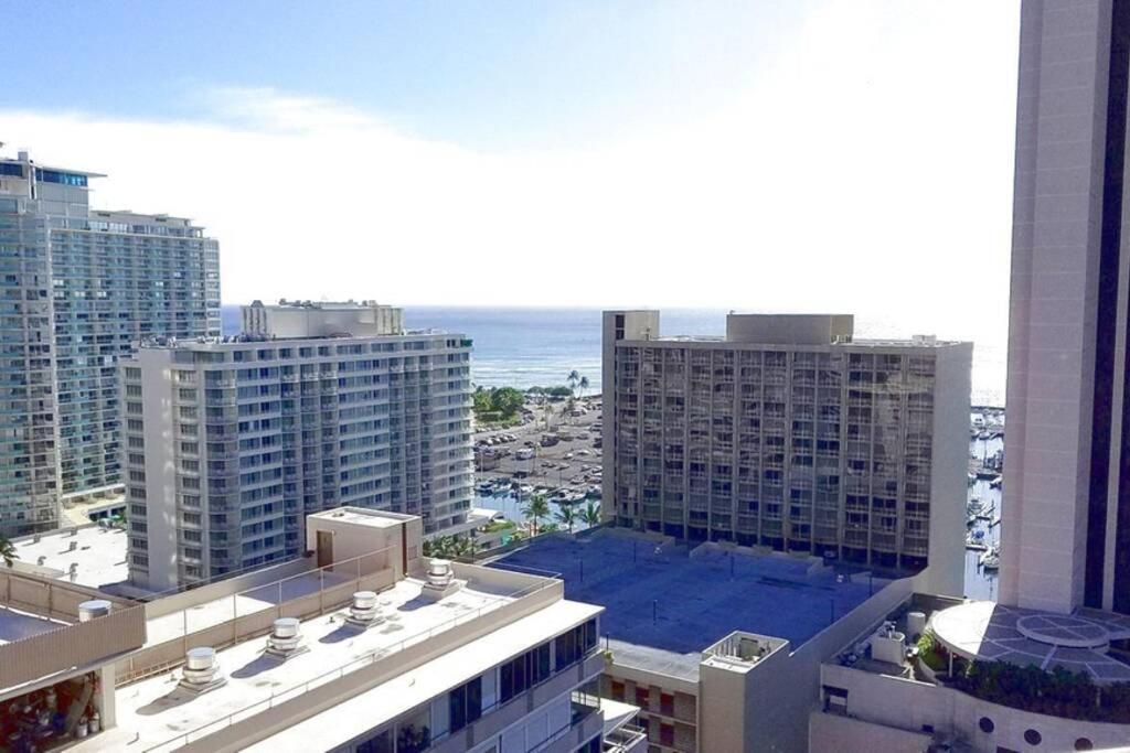 Waikiki Marina Studio, Ocean View, Free Parking & Wifi Honolulu Exterior foto