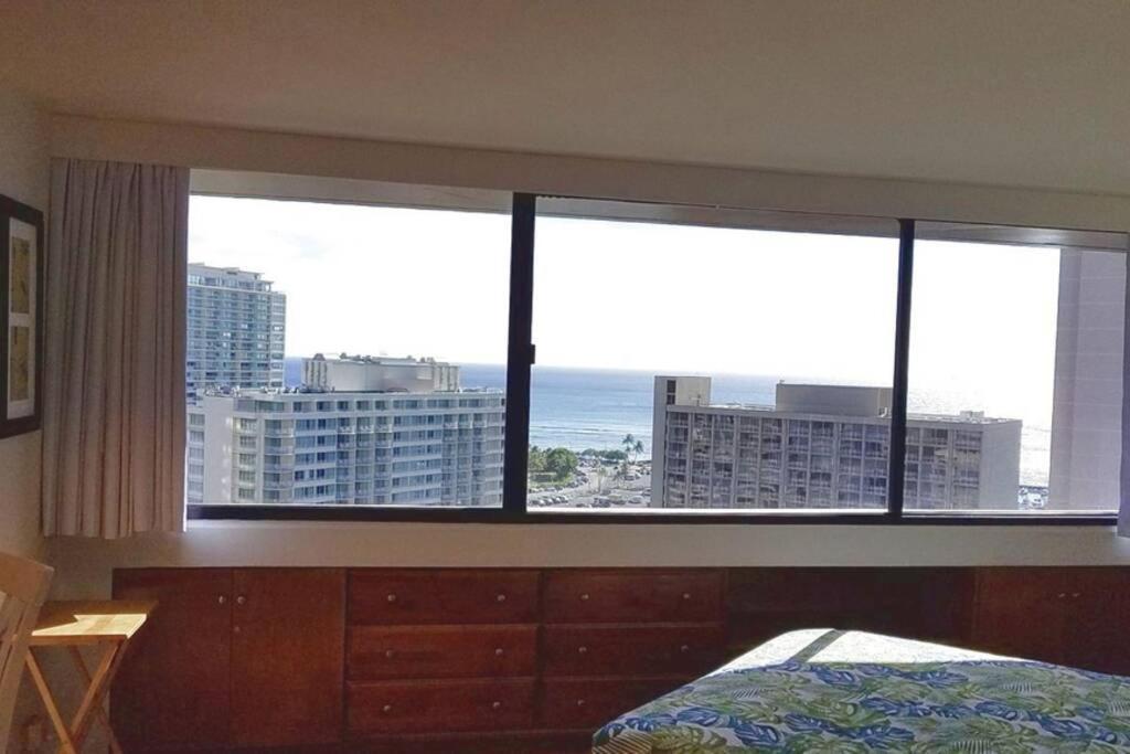 Waikiki Marina Studio, Ocean View, Free Parking & Wifi Honolulu Exterior foto